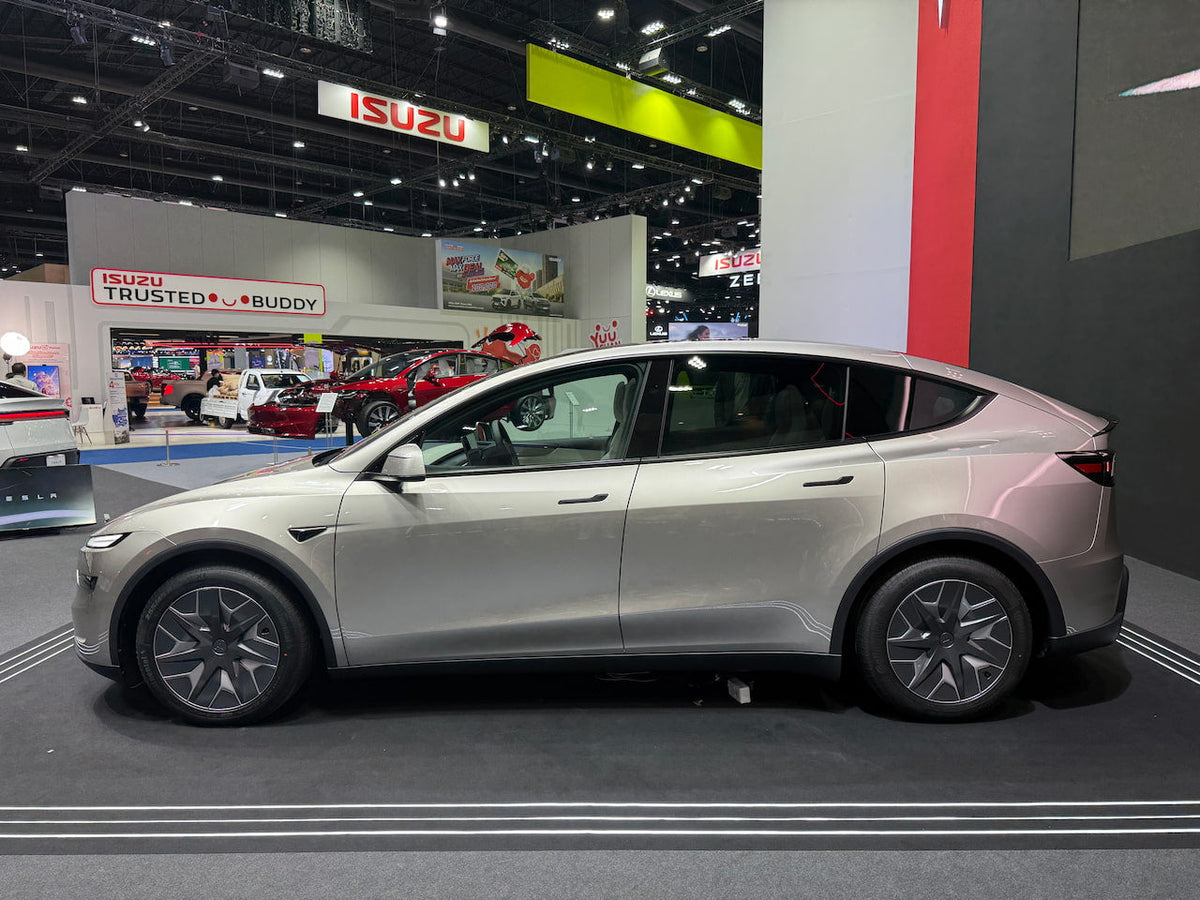 Tesla's Covered Prototype at Giga Texas Is the Biggest Hint Yet the Model Y L Is Coming to America